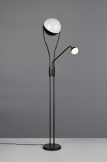 TRIO 478310232 CHRIS stojacia lampa V1800mm SMD LED 18W/2000lm, 3,8W/350lm 3000K čierna