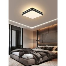 Immax 07154-B42 NEO LITE PERFECTO stropné svietidlo LED 420x420mm 48W/2800lm 2700-6500K čierna, diaľkové ovládanie