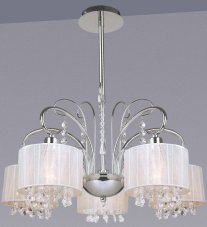 MDM1583 / 5 WH ITALUX Span glamour křišťálové závěsné svítidlo 5X40W E14 IP20