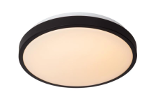 LUCIDE 79110/35/30 DASHER stropné svietidlo so senzorom D348mm LED 18W/1150lm 2700K IP44 čierna, opálová