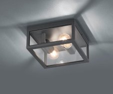 TRIO 601860242 GARONNE Stropné svietidlo 240mm E27 2X40W IP44 Antracitová