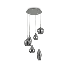 Závěsné svítidlo Ideal lux 111841 SOFT SP6 FUME 6xE14 40W