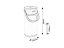 RABALUX 77144 Funes prenosné stolové svietidlo V190mm LED 3W/120lm 2800+4000+6500K IP44 zelená