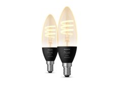 8719514411869 Philips Hue White Ambiance Filament žiarovka sviečka E14 4,6W/300lm 2200-4500K 2-set