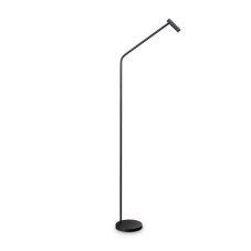 Ideal Lux 295497 EASY stojacia lampa LED V1280mm 3,5W 250/200lm 3000K čierna