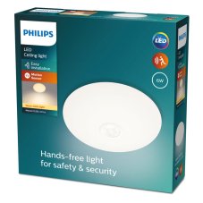 Philips 8719514431805 Mauve LED stropné svietidlo so senzorom 6W/600lm 2700K biela