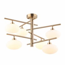 MXM3661-6 BRO+W ITALUX Fiorenzo stropné svietidlo 6X25W G9 IP20