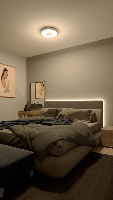 Philips 8720169301252 Coiner stropné svietidlo D389mm LED 24W/2700lm 2700K biela, SceneSwitch