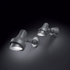 Exteriérové nástenné svietidlo Ideal lux 046181 TERRA AP1 SMALL ANTRACITE 1xGU10 35W IP65
