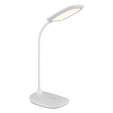 GLOBO 58455W BOTAL stolové svietidlo LED V400mm 9W/520lm 4000-3000-6500K biela lesklá, adaptér