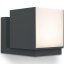 5193803118 LUTEC CUBA venkovní nástěnné LED otočné svítidlo 12W 500lm 3000K tmavá šedá IP54