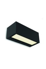 LUTEC 5189112012 GEMINI exteriérové nástenné svietidlo LED 21W 1230lm 3000K IP54 matná čierna