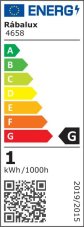 Rabalux 4658 Paris Lux orientačné svietidlo LED 0,5W=6lm 4000K