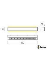 REDO 90263 AROOS exteriérové nástenné svietidlo SMD LED 30W 1810lm 3000K IP65 antracit