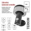 EMOS ZGJ044S TERION solárne nástenné exteriérové svietidlo LED 147 × 125 × 146 2W 200lm 3000K IP44 so senzorom antracit