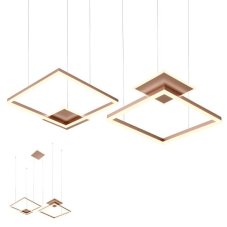 REDO 01-2616 SIGUA závesné svietidlo LED 137W/7732lm 3000K kávová, switchdimmer