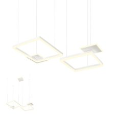 REDO 01-2611 SIGUA závesné svietidlo LED 110W/6988lm 3000K biela, switchdimmer