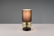 TRIO 517800115 ELIO stolná lampička V280mm 1xE27 čierna matná, zelená