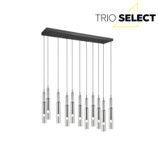 TRIO SELECT 344511120 LUCENT závesné svietidlo SMD LED 11x3W/280lm 2300+3000+4000K čierna chrómová, priehľadná, switchdimmer