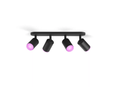 Philips Hue White and color ambiance 8720169319394 Fugato spot 4xGU10 4,2W 2000-6500+RGB čierna