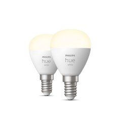 Philips Hue White 8719514356771 LED žiarovka E14 5,7W/470lm P45 kvapka 2700K bluetooth 2-set