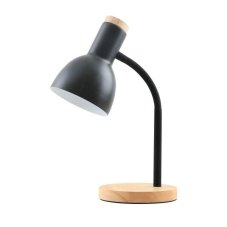 ITALUX TB-37263-BK Senza stolové svietidlo 1xE27 V360mm čierna, drevo