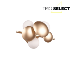 TRIO SELECT 217400379 BUBBLE nástenné svietidlo 3xG9 zlatá, biela