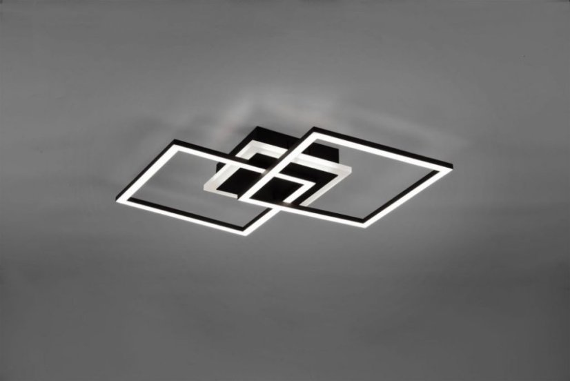 TRIO R62793132 Venida LED stropní svítidlo 25W / 2600lm 3000K matné černé, switchdimmer