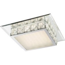GLOBO 49355-18 MARGO stropné LED svietidlo 340 mm 18W/1200lm neutrálne biele svetlo (4000K) IP20 chróm