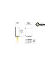 REDO 90414 ACE exteriérové nástenné svietidlo POWER LED 3,36W 94lm 4000K IP54 biela