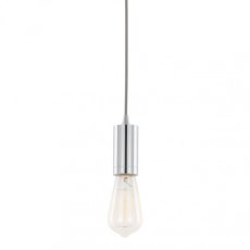  DS-M-038 chrom ITALUX Moderna moderní závěsné svítidlo - objímka 1X60W E27 IP20