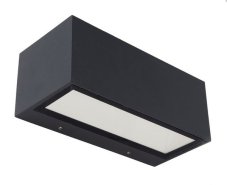 LUTEC 5189101118 GEMINI nástenné LED svietidlo 21W 4000K IP54 tmavá šedá