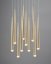 TRIO SELECT 354831079 CALA závesné svietidlo D300mm SMD LED 10x3,8W/10x450lm 2300+3000+4000K zlatá, schwitchdimmer