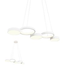 REDO 01-2542 CRONOS závesné svietidlo LED 65W/3913lm 3000K biela, switchdimmer