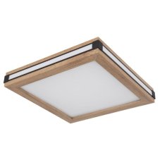 GLOBO 41589D1 CARLA stropné svietidlo LED 12W/750lm 3000K čierna, biela, vzhľad dreva