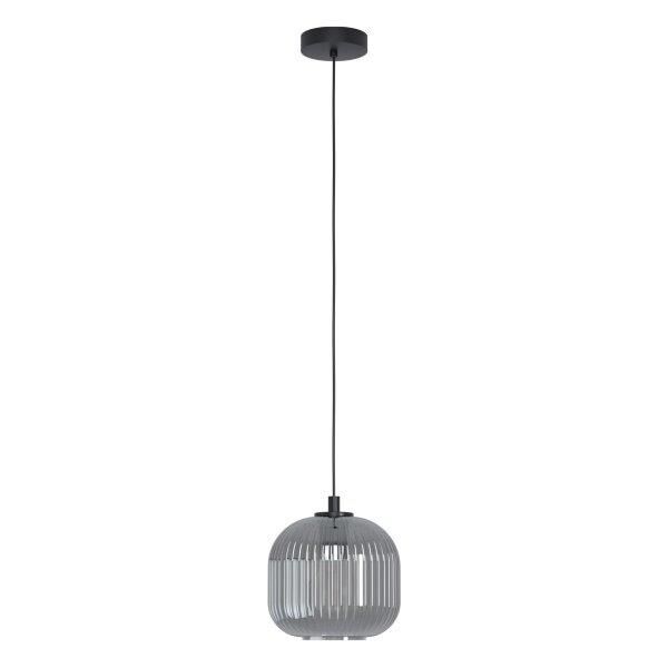 Eglo 99371 MANTUNALLE 1 Závesné svietidlo D200mm E27 1X40W čierna, čierna priehladná