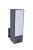LUTEC CONNECTED 5193812118 CUBA exteriérové security nástenné svietidlo LED 17W 1000lm 2700-6500K IP44 tmavo šedá, kamera, pohybový senzor