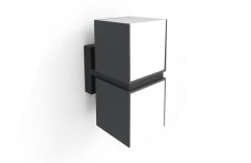 LUTEC 5193801118 CUBA nástenné LED svietidlo 24,4W 3000K IP54 tmavá šedá