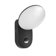 ITALUX OWL-6214-S-3K Monti venkovní nástěnné svítidlo se senzorem LED 7W/989lm 3000K IP54 černá