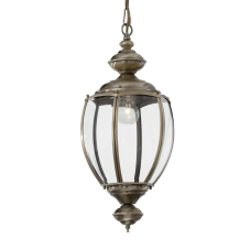 Závesné svietidlo Ideal lux 005911 NORMA SP1 BRUNITO 1xE27 60W