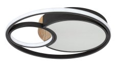 RABALUX 71044 Leola stropné svietidlo LED D480mm 81W/3800lm 3000+4000+6000K čierna, biela, stmievateľné, diaľkový ovládač