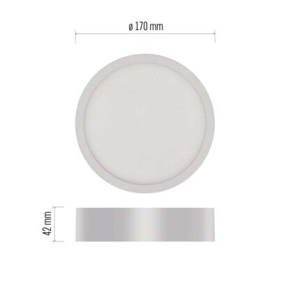 Emos ZM5133 LED NEXXO stropní/nástěnné přisazené klasické svítidlo kruh průměr 170 × 42 mm 12,5W 1100lm 3000/3500/4000K bílá