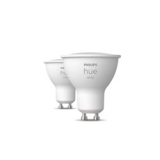 Philips Hue White 8720169230231 LED žiarovka GU10 4,2W/400lm 2700K bluetooth 2-set