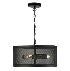 Searchlight 12483-3BK Fishnet závěsné svítidlo E27 3 x 60W