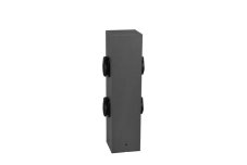 9964-42 TRIO GARDEN SOCKET vonkajší zásuvkový záhradný stĺpik so 4 zásuvkami max.3600W antracit