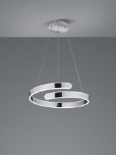 TRIO Reality R37071106 PARMA závesné svietidlo SMD LED 37W/4500lm 4000K chróm, switchdimmer