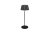 TRIO Reality R57706132 SUAREZ vonkajšia stolná lampa SMD LED V390mm 1,5W/200lm 3000K IP44 čiernamatná, nabíjateľná batéria, USB-C port, nabíjacia stanica, ON/OFF