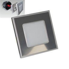Emithor 48304 STEP LIGHT svietidlo do steny LED 1W,60lm,4000K,nerez,zrkadlo
