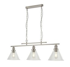 Searchlight 1277-3SS Pyramid závěsné svítidlo E27 3 x 60W
