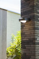 LUTEC 5196301118 FELE exteriérové nástenné svietidlo LED 13,5W 1000lm 3000K IP54 tmavá šedá